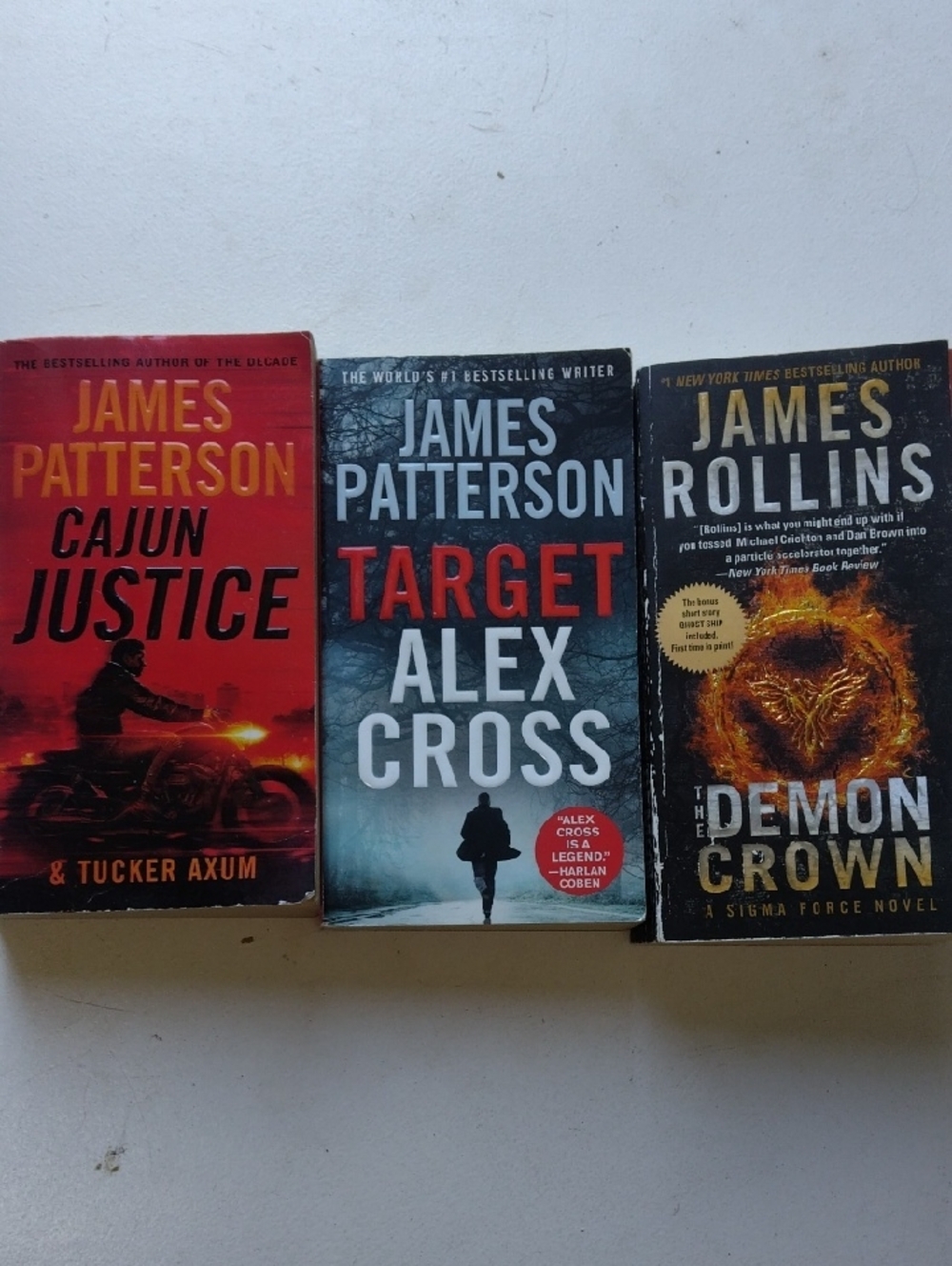 James Patterson & James Rollins, Alex Cross Paperback Bundle